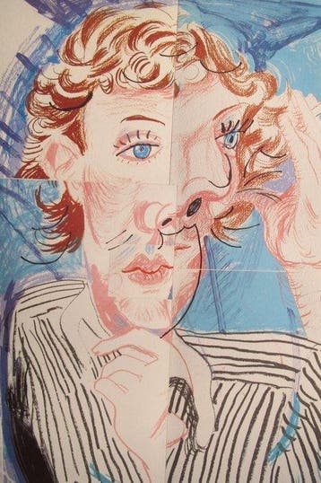 David Hockney - Images et pensées pour Vogue magazine - 1985