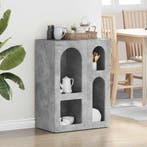 vidaXL Dressoir Beton Grijs 59 x 35 x 80.5 cm Bewerkt hout, Verzenden, Nieuw