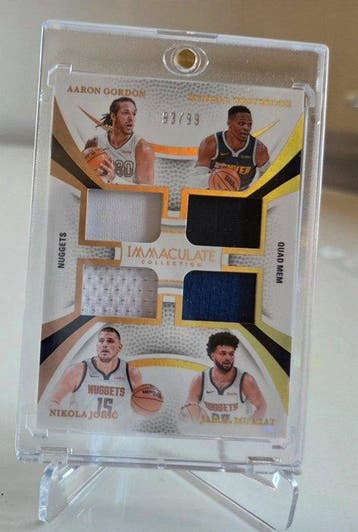 2024/25 Panini Immaculate Aaron Gordon Game Worn /99
