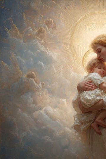 Canvas Fit - Alberto Ricardo - La Virgen y el Niño,