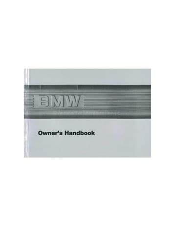 1987 BMW 6 SERIE INSTRUCTIEBOEKJE DUITS, Ophalen of Verzenden