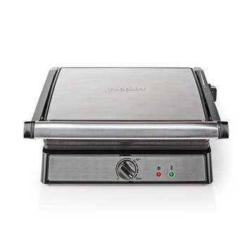 Nedis Contact Grill - 2000 W - 29 x 23 cm - Regelbare temper, Electroménager, Grils de contact, Verzenden