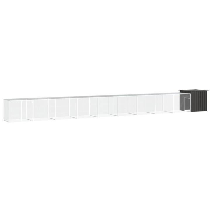 vidaXL Kippenhok 1000x91x100 cm gegalvaniseerd staal, Dieren en Toebehoren, Knaagdieren en Konijnen | Hokken en Kooien, Nieuw