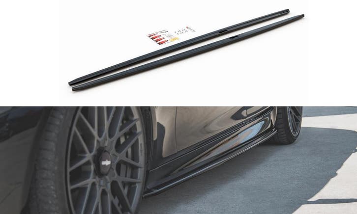 Maxton M Pakket Sideskirt Aanzets V2 BMW F10 F11 B3139, Auto-onderdelen, Carrosserie, Nieuw, Herkomst onderdeel bekend, BMW, Links