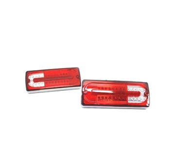 FEUX ARRIÈRE MERCEDES CLASSE G W463 89-13 FULL LED ROUGE LOO, Verzenden