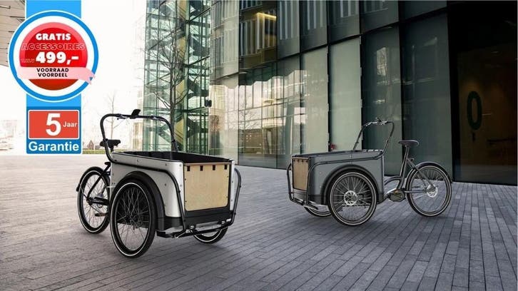 Royal Cargo Bike 3W Premium Plus Elektrische Bakfiets E-bike, Fietsen en Brommers, Fietsen | Bakfietsen, 4 kinderen of meer, Elektrisch