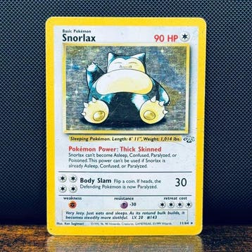 Pokémon Card - Snorlax Holo 11 – Pokémon, Nieuw