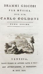 Goldoni - Drammi Giocosi per Musica - 1745