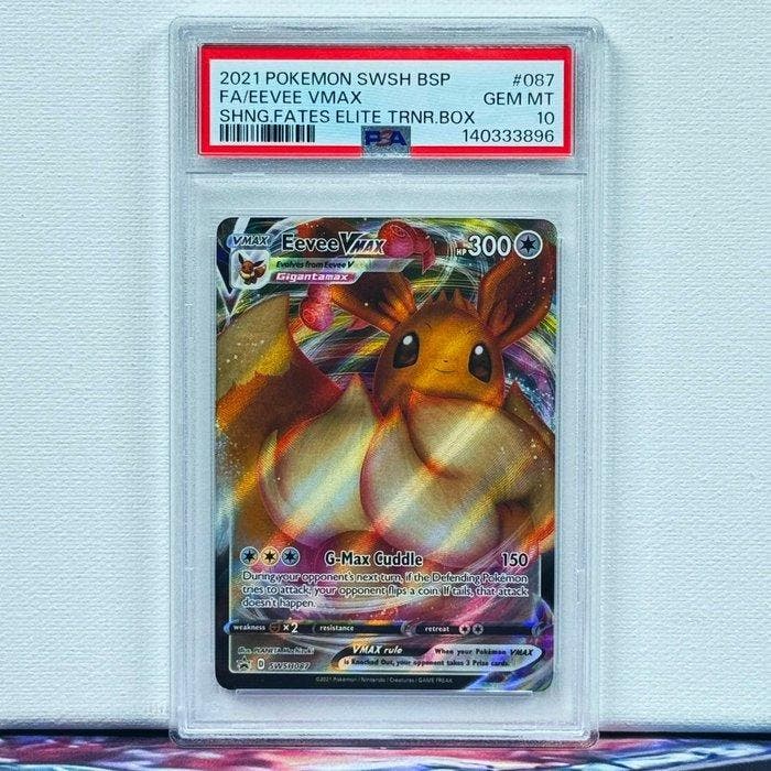 Pokémon Graded card - FA/EEVEEVMAX #087 - Pokémon - PSA 10, Hobby & Loisirs créatifs, Jeux de cartes à collectionner | Pokémon