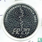 Zwitserland 20 franc 2003 Alpine World Ski Championships..., Postzegels en Munten, Verzenden, Overige landen, Losse munt, Goud