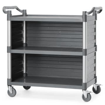 Serveerwagen | Kunststof | 3 Niveaus (842x486) | Wielen, Verzenden, Nieuw in verpakking