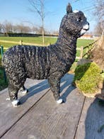 Beeld, Alpacca black - 41 cm - polyresin, Antiquités & Art