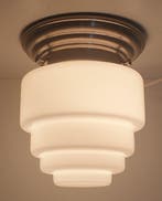 GISO (Gispen) - Plafonnier - Opaline, Antiquités & Art