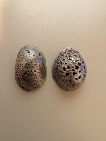Chine, dynastie Qing. Sycee (silver ingot) Lot of 2 (total