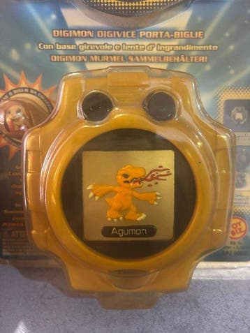 ToyBiz - Speelgoed Digimon Digivice porta biglie Agumon -, Nieuw