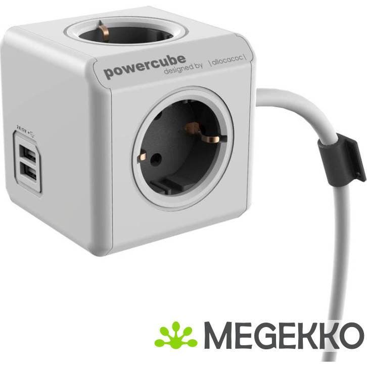 Allocacoc Bn3047 powercube ext. usb 3.0m eu, Computers en Software, Interne voedingen, Nieuw, Verzenden