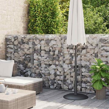 vidaXL Gabion mand 300x30x100 cm gegalvaniseerd staal, Verzenden