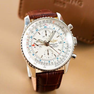 Breitling - Navitimer Chronograph Date World GMT - A24322 -, Bijoux, Sacs & Beauté