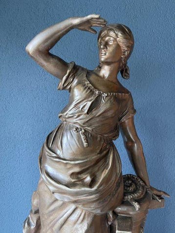 Auguste Moreau (1834-1917) - Statue, Tempête Impressive