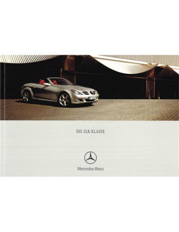 2005 MERCEDES BENZ SLK KLASSE BROCHURE DUITS, Nieuw