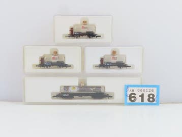 Märklin Z - 82460/82450 - Wagon de marchandises pour trains
