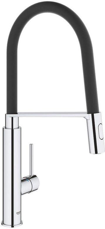 2dekans | GROHE Viamo Zwart, Chroom, Ophalen of Verzenden, Nieuw