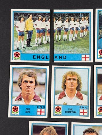 1980 Panini #114/124 Europa 80 - England team - 11 Sticker -, Verzamelen, Stickers, Nieuw