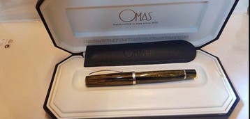 Omas - Bologna Burkina celluloid - Roller balpen, Nieuw