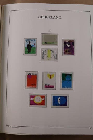 Pays-Bas 1971/2001 - Collection complète en 3 albums KABE de, Gestempeld