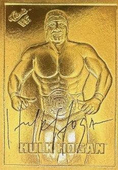 1996/97 WWF - Hulk Hogan Gold Card - Signature Edition - WCG, Nieuw