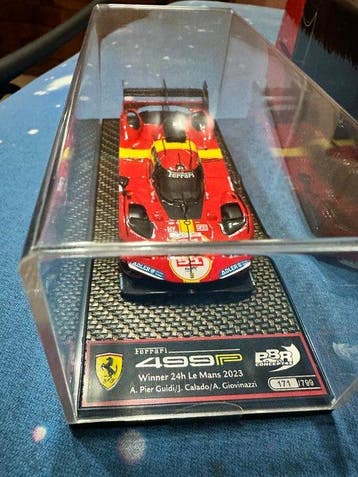 BBR Models 1:43 - Modelauto (2) - Ferrari 499P Winner 24h Le, Nieuw