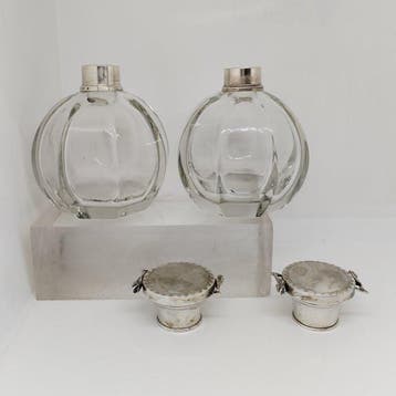 Keukencontainer (2) - .800 zilver, Antiek en Kunst, Antiek | Zilver en Goud