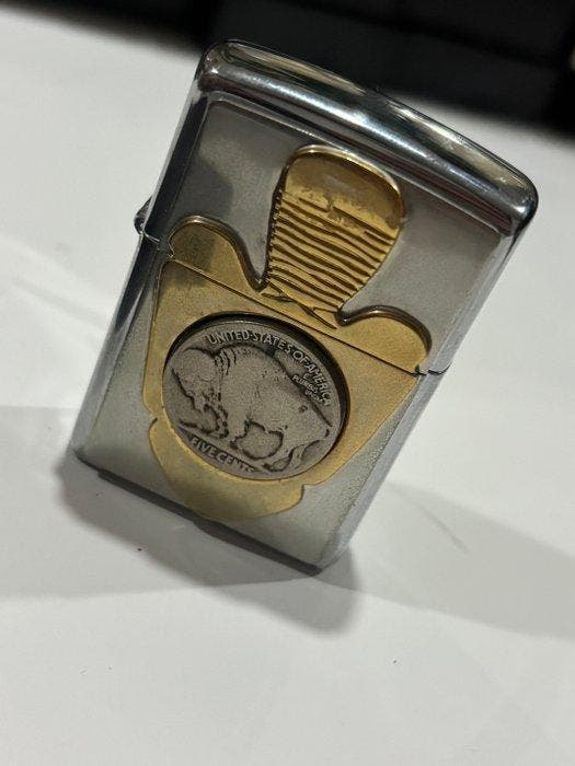 Zippo - Aansteker - Messing, Verzamelen, Rookartikelen, Aanstekers en Luciferdoosjes