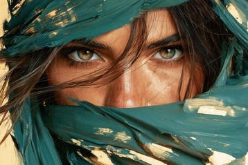 Iconica - The Desert Queen - unique 1/1 XXL (100 x 150 cm), Antiquités & Art, Art | Objets design