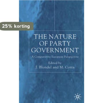 The Nature of Party Government 9780333681992 Jean Blondel, Verzenden, Gelezen, Jean Blondel