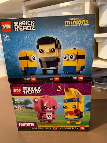 Lego Set - BrickHeadz, Star Wars, Marvel, Fortnite, Minions, Kinderen en Baby's, Nieuw