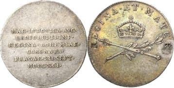 Zilverjeton 1791 Habsburg Leopold Ii 1790-1792, Verzenden, België