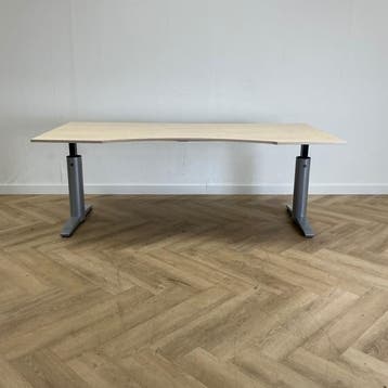 Vepa wingbureau 190x95/80 cm, ahorn - grijs, Huis en Inrichting, Gebruikt