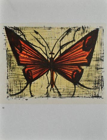 Bernard Buffet (1928-1999) - Les Insectes : 10 lithographies