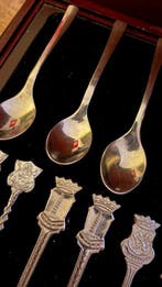 Cuillère à thé (53) - Plaqué(e) argent, Antiquités & Art