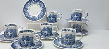 Villeroy & Boch - Koffie- en theeservies (14) - Blue Castle
