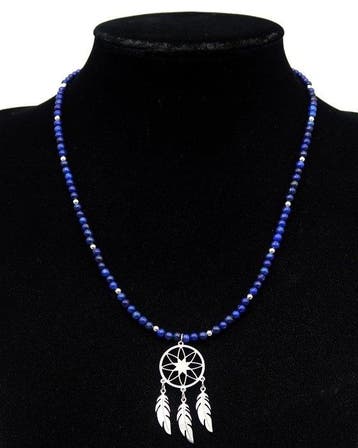 Lapis lazuli - Amerindische Dromenvanger – Drie Heilige