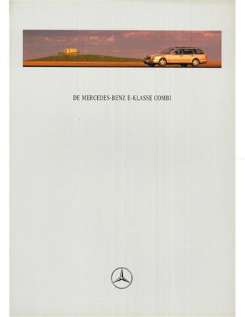 1997 MERCEDES BENZ E KLASSE COMBI BROCHURE NEDERLANDS