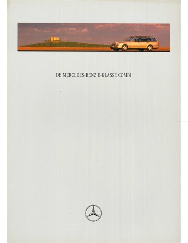 1997 MERCEDES BENZ E KLASSE COMBI BROCHURE NEDERLANDS, Livres, Autos | Brochures & Magazines