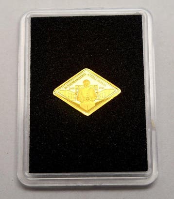 Duitsland. Medal 2021 Angela Merkel - 1/100oz (.999) (Zonder