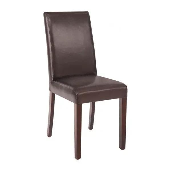 Stoelen | Kunstleer/Hout | Dark Brown | Houtlook Poten |, Zakelijke goederen, Horeca | Keukenapparatuur, Nieuw in verpakking, Verzenden