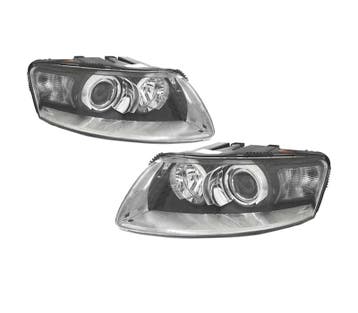 Phares Xenon Pour Audi A6 C6 04-08 Chromé, Verzenden