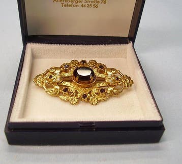 Sans prix de réserve - Broche Schaumgold, Tombak - 2.20ct.
