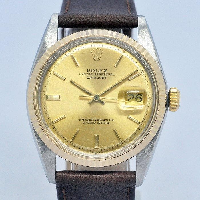 Rolex - Oyster Perpetual Datejust - Ref. 1601 - Homme -, Handtassen en Accessoires, Horloges | Heren
