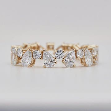 Zonder minimumprijs - Ring - 14 karaat Geel goud - 2.24ct., Nieuw